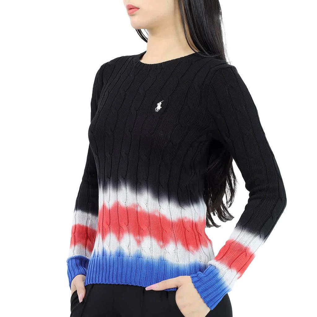 商品Ralph Lauren|Polo Ralph Lauren Ladies Tie Dye Cable Knit Sweater, Size X-Small,价格¥487,第2张图片详细描述