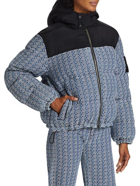 Logo Jacquard Puffer Jacket商品第4张图片规格展示