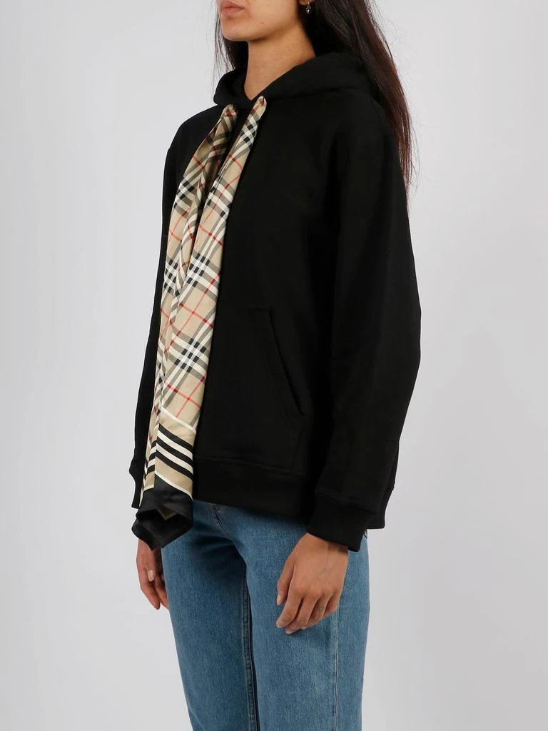 商品Burberry|Fern scarf detail hoodie,价格¥6235,第3张图片详细描述