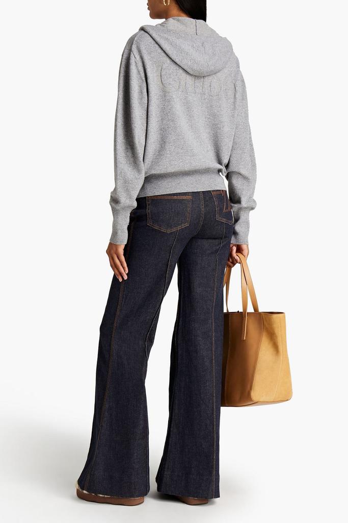 Mélange cashmere-blend hoodie商品第1张图片规格展示