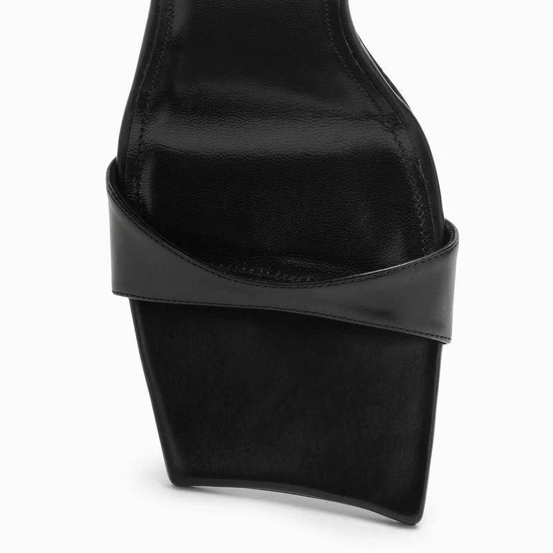 商品Balenciaga|Hourglass 100 black leather sandal,价格¥7195,第3张图片详细描述