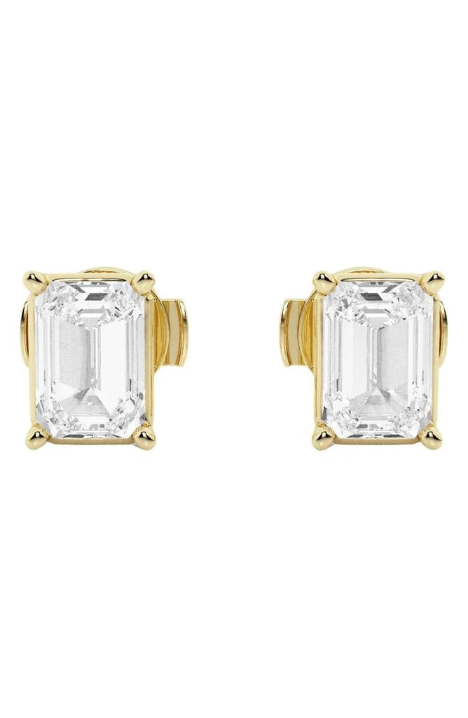 商品Badgley Mischka|14K Gold Emerald Cut Lab Created Diamond Stud Earrings,价格¥3896,第1张图片