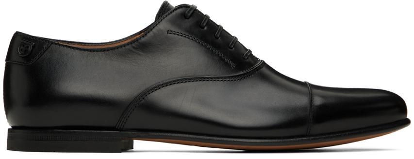 商品Salvatore Ferragamo|Black Button Oxfords,价格¥6318,第1张图片