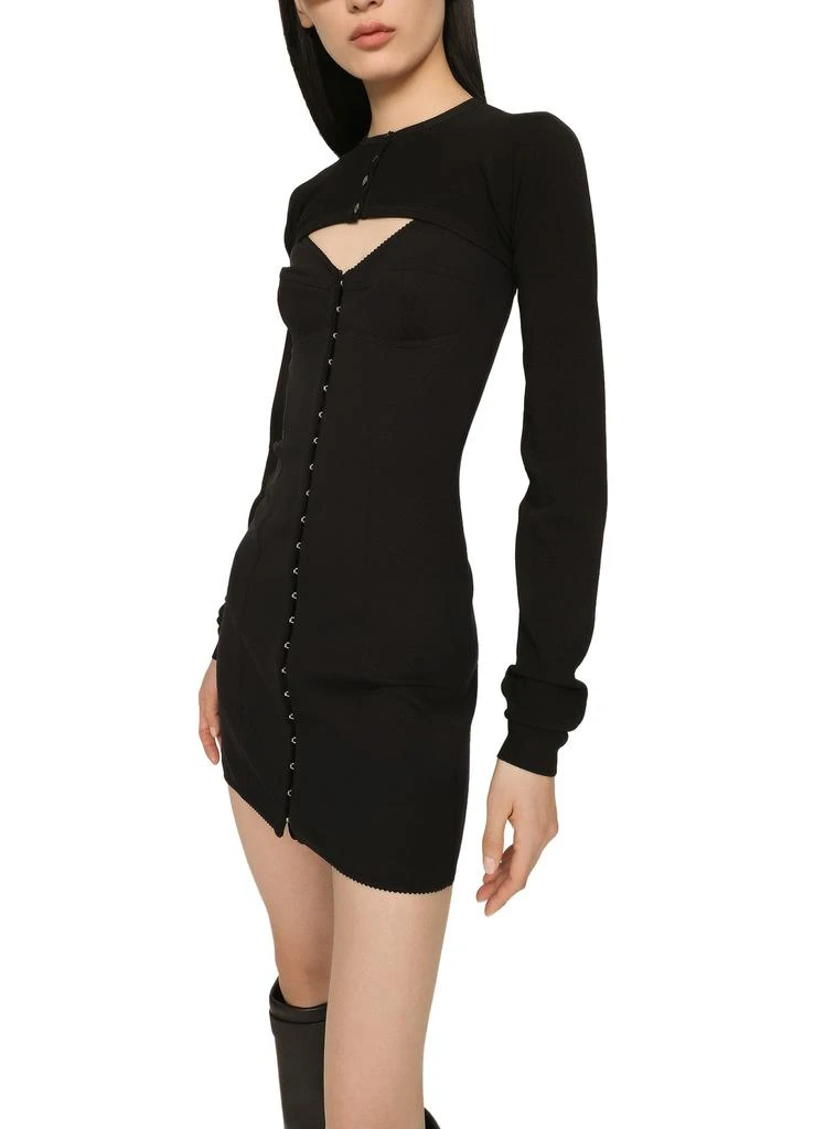 商品Dolce & Gabbana|短款轻薄高性能平纹针织连衣裙,价格¥16745,第5张图片详细描述