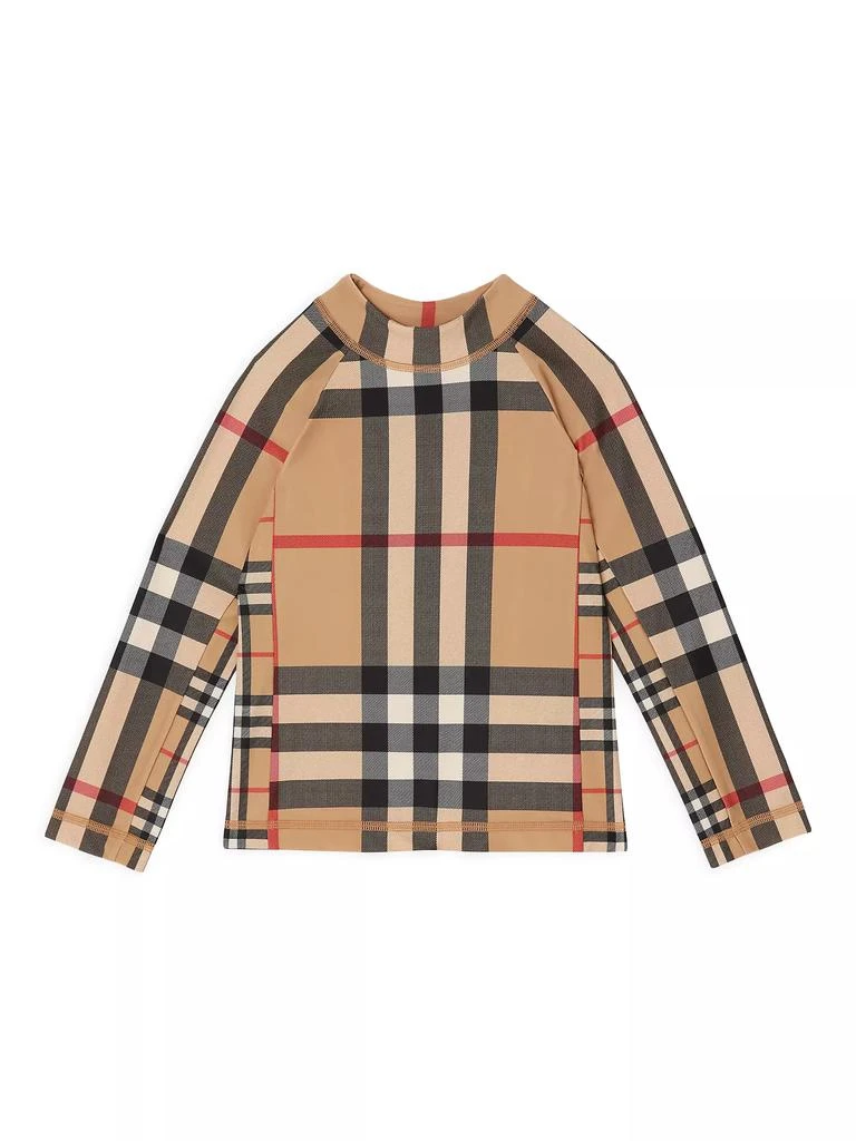 商品Burberry|Little Kid's &amp; Kid's Fisher Archive Check Sweatshirt,价格¥1013,第1张图片