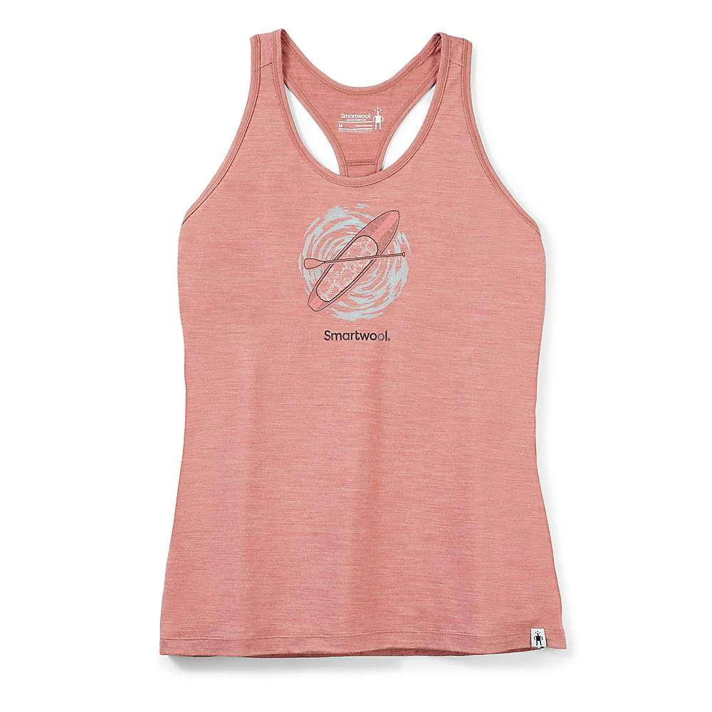 商品SmartWool|Women's Merino Sport 150 Paddleboard Adventure Graphic Tank,价格¥177,第2张图片详细描述