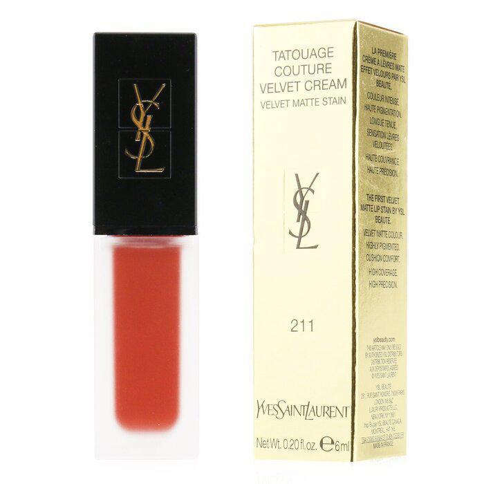 商品Yves Saint Laurent|Yves Saint Laurent 圣罗兰丝绒唇釉 - # 211 Chili Incitement 日落变奏 -211 Chili Incitement 日落变奏(6ml/0.2oz),价格¥388,第1张图片