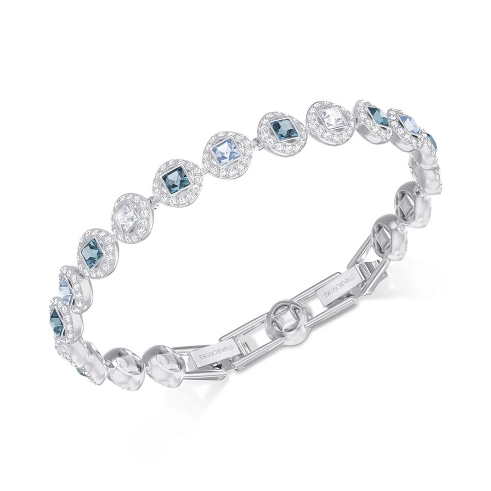 商品Swarovski|Silver-Tone Halo & Crystal Link Bracelet,价格¥558,第1张图片