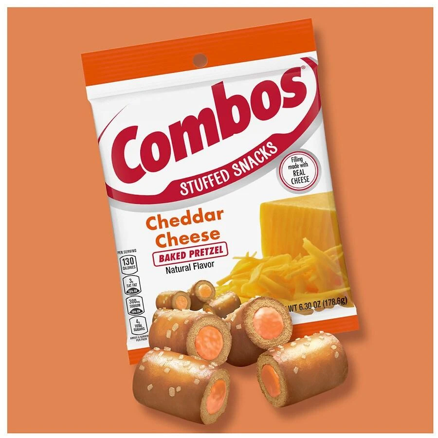 商品Combos|Stuffed Cheddar Cheese Baked Pretzel Snacks,价格¥32,第2张图片详细描述