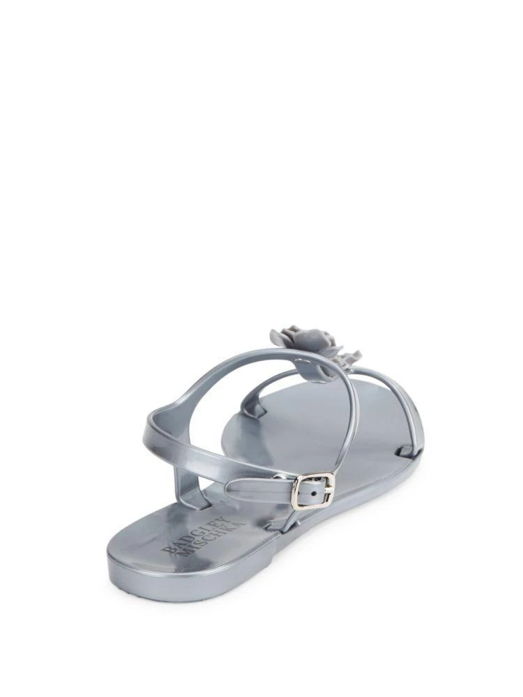 商品Badgley Mischka|Bahama Flower-Embellished Sandals,价格¥197,第2张图片详细描述