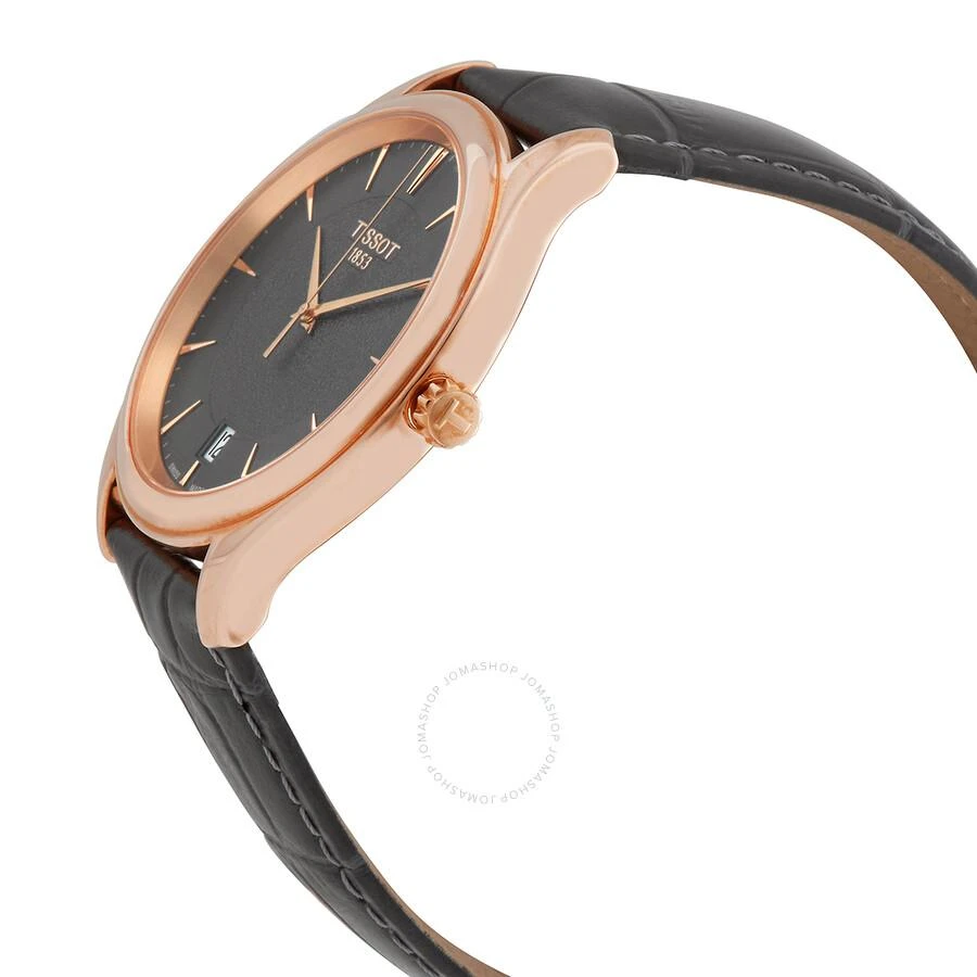 商品Tissot|Fascination Quartz Anthracite Dial 18kt Rose Gold Men's Watch T924.410.76.061.00,价格¥9237,第2张图片详细描述