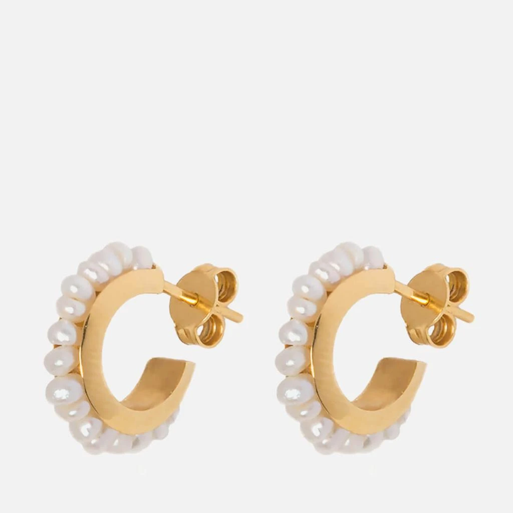 商品Hermina Athens|Hermina Athens Women's Luna Pearls Earrings - Gold,价格¥508,第1张图片