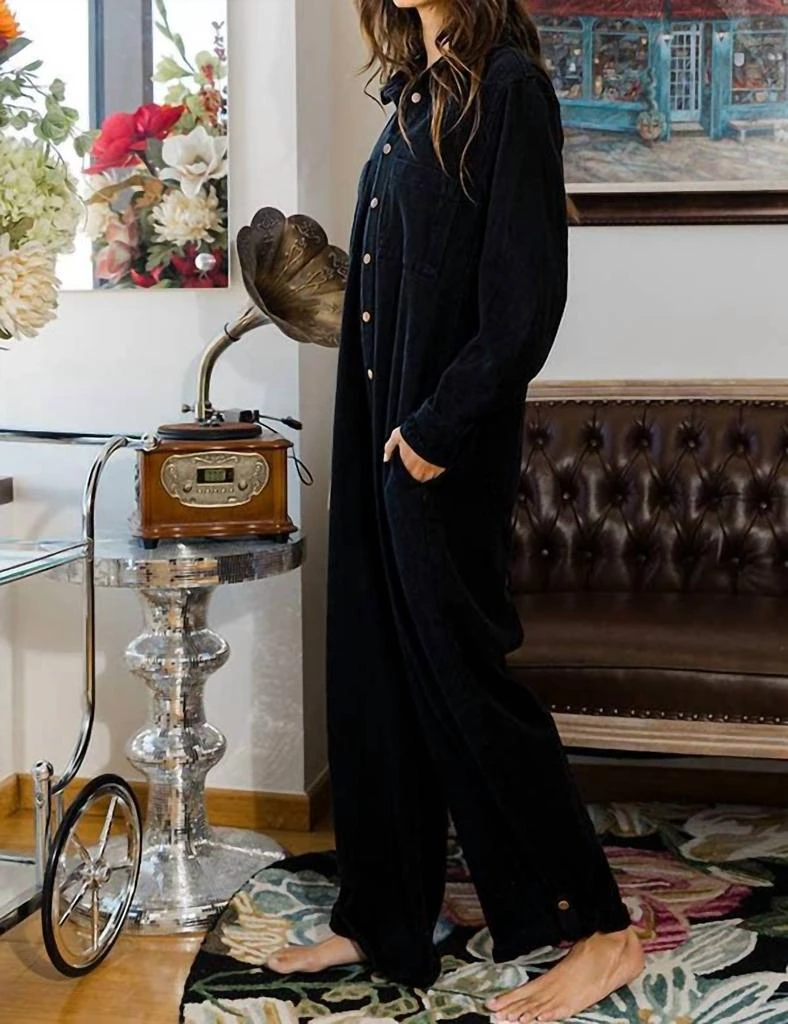 商品BUCKETLIST|Bucketlist - Long Sleeve Denim Jumpsuit,价格¥560,第4张图片详细描述