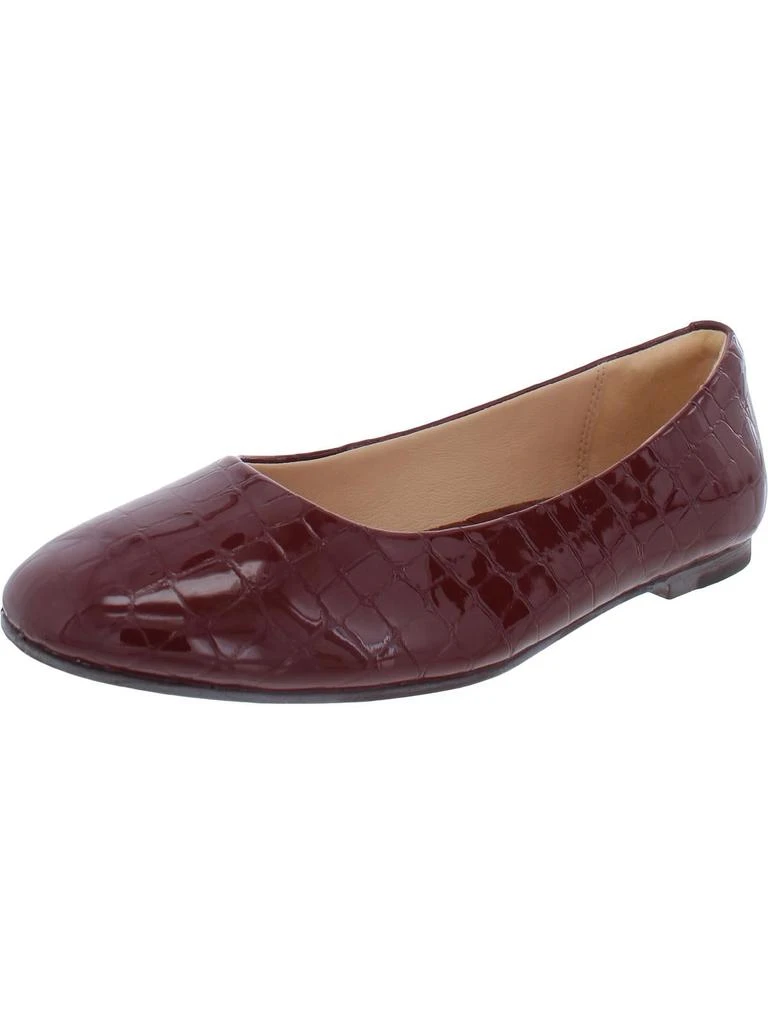 商品Clarks|Pure2 Pump Womens Leather Embossed Ballet Flats,价格¥206,第1张图片