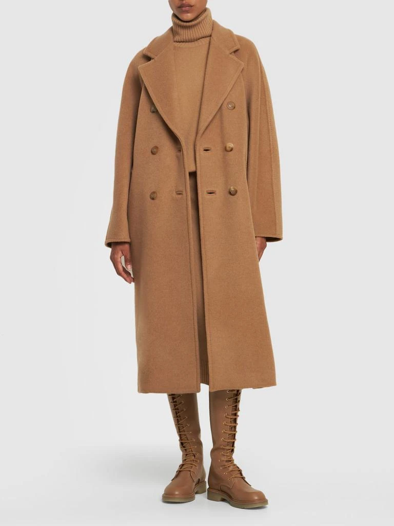 商品Max Mara|Lvr Exclusive Camel Drap Midi Coat,价格¥11193,第1张图片详细描述