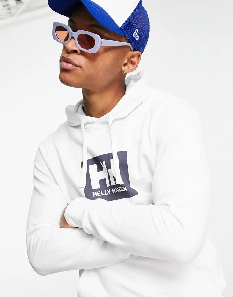 商品Helly Hansen|Helly Hansen Box hoodie in white,价格¥459,第1张图片