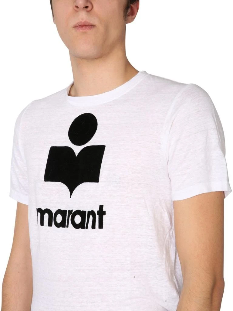 商品Isabel Marant|Isabel Marant Logo Print Karman T-Shirt,价格¥616,第4张图片详细描述