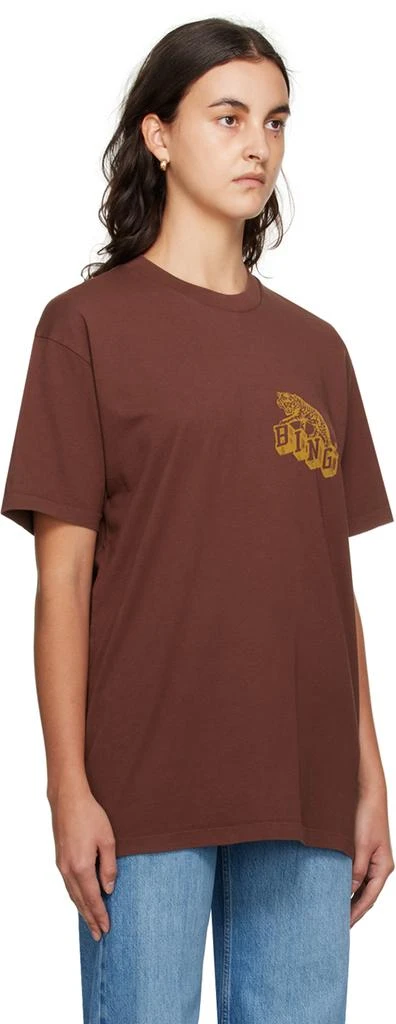 商品ANINE BING|Burgundy Walker T-Shirt,价格¥607,第2张图片详细描述