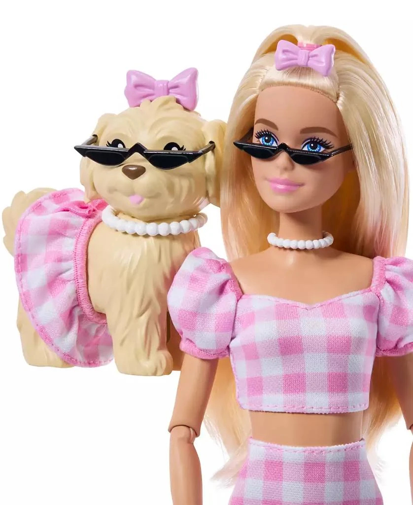 商品Barbie|Twinning Looks Fashion Doll with Pet Dog Matching Clothes and Accessories,价格¥146,第3张图片详细描述