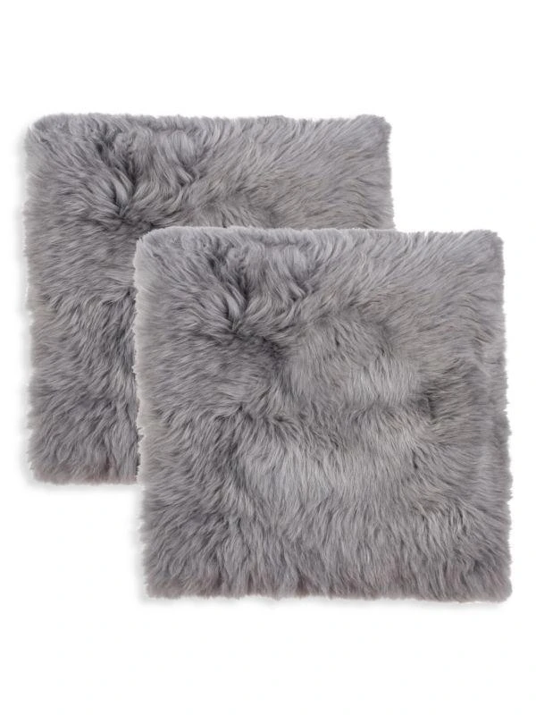 商品Natural|2-Pack Sheepskin Seat Cover Set,价格¥515,第1张图片