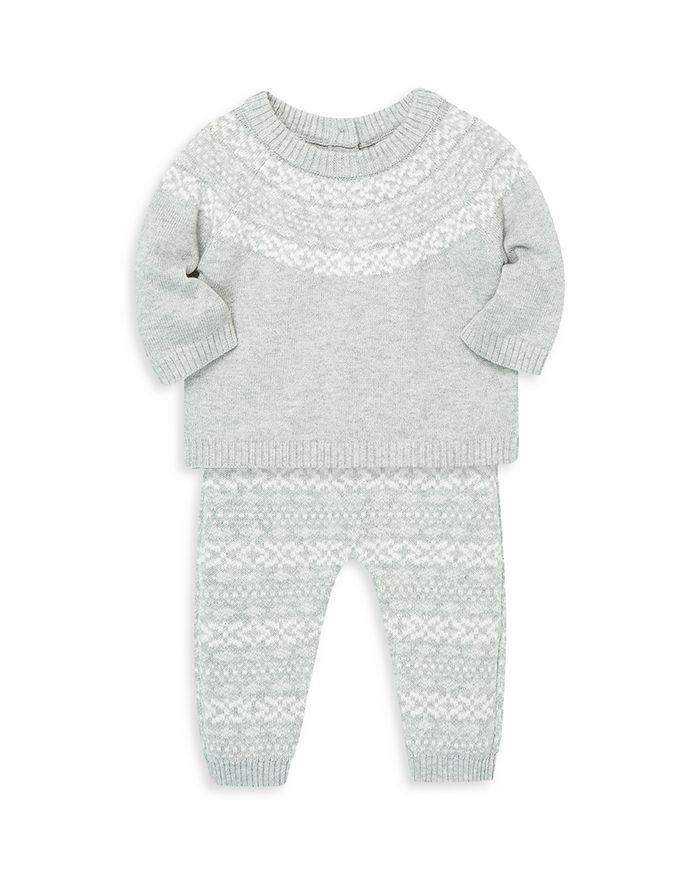商品Little Me|Unisex Fairisle Sweater and Pants Set - Baby,价格¥399,第5张图片详细描述