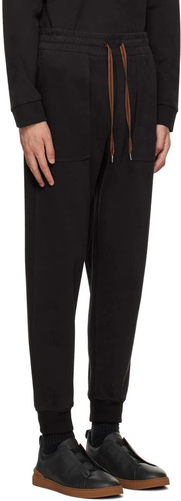 商品Zegna|Brown Essential Sweatpants,价格¥980,第2张图片详细描述