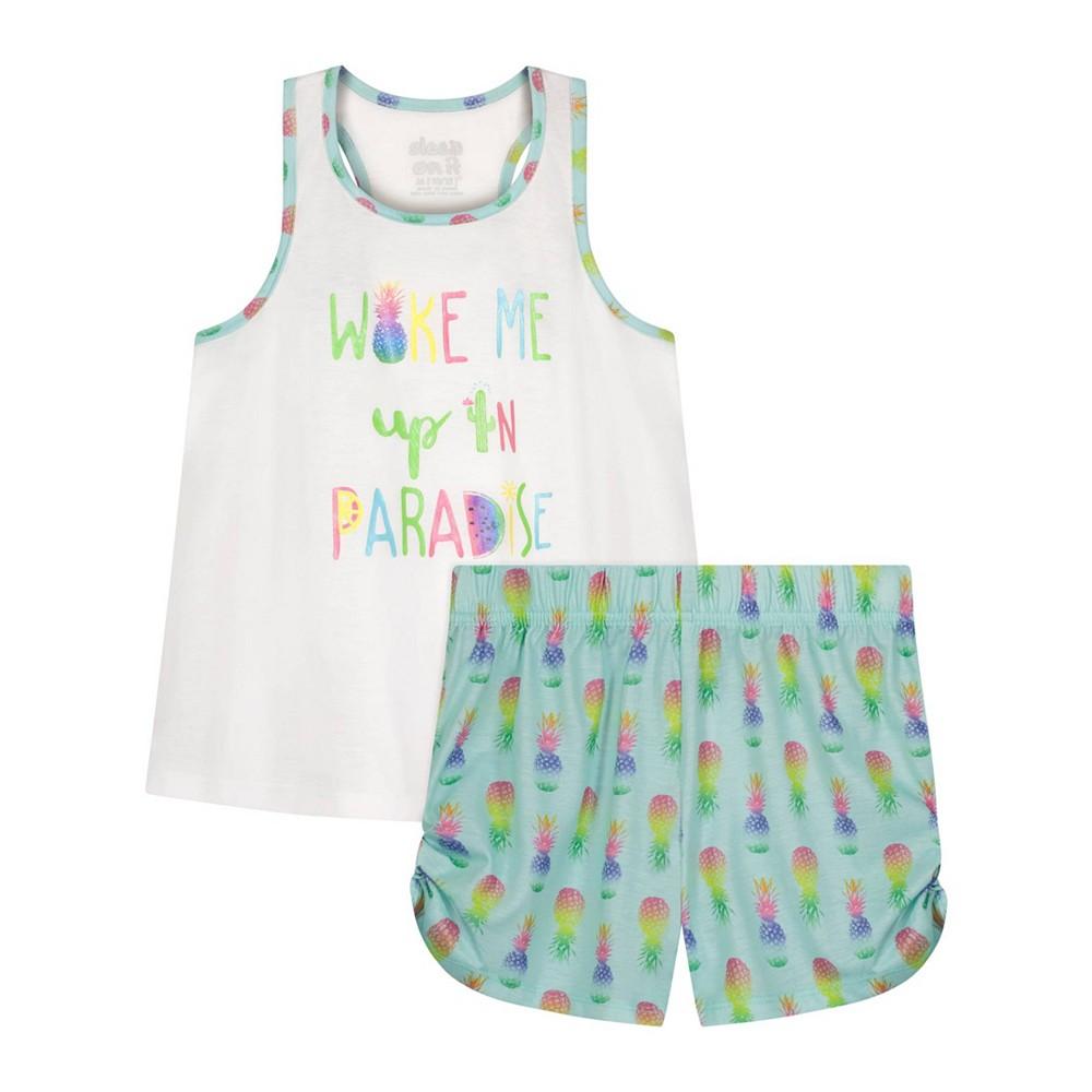 Big Girls Tank Top and Shorts Pajama Set, 2 Piece商品第1张图片规格展示