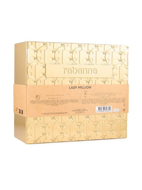 商品Paco Rabanne|2-Piece Lady Million Eau De Parfum & Body Lotion Set,价格¥951,第2张图片详细描述