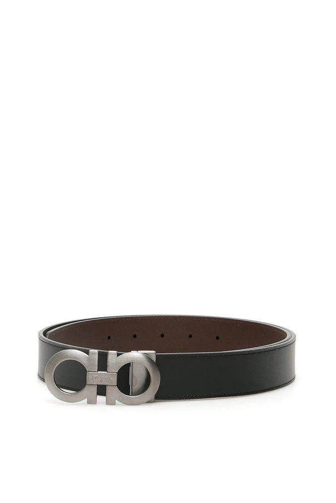 商品Salvatore Ferragamo|Salvatore Ferragamo Gancini Reversible Belt,价格¥3399,第1张图片