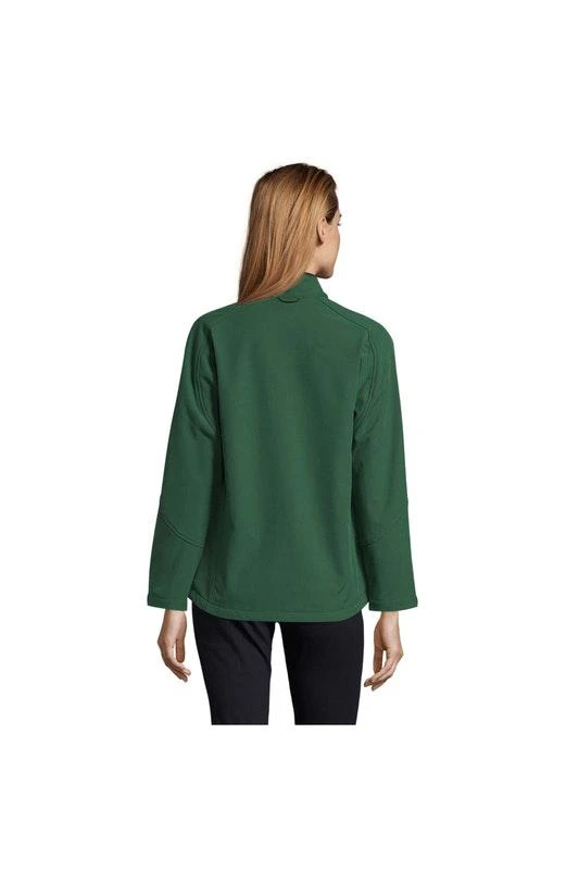 商品SOLS|SOLS Womens/Ladies Roxy Soft Shell Jacket (Breathable, Windproof And Water Resistant) (Bottle Green),价格¥388,第2张图片详细描述