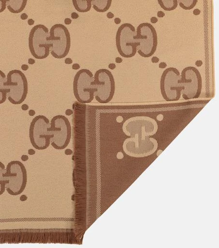 商品Gucci|GG wool jacquard scarf,价格¥3731,第4张图片详细描述