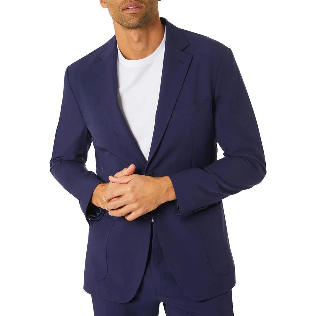 商品Michael Kors|Michael Kors Mens Kuffs Modern Fit Long Sleeve Suit Jacket,价格¥1586,第1张图片