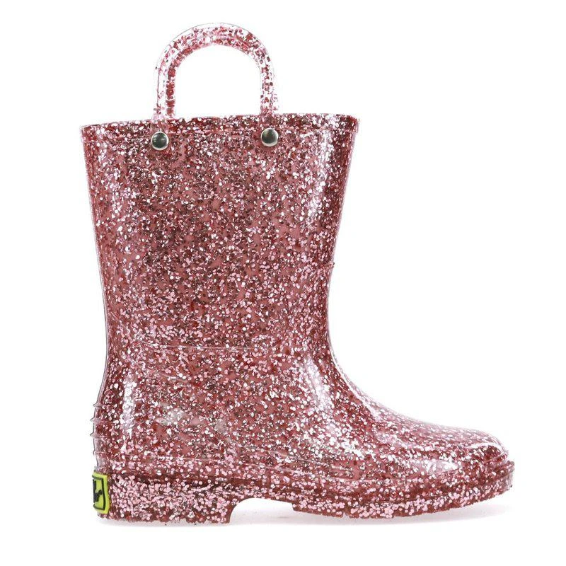 商品Western Chief|Kids Glitter Rain Boot Rose Gold 8 TODDLER,价格¥227,第1张图片