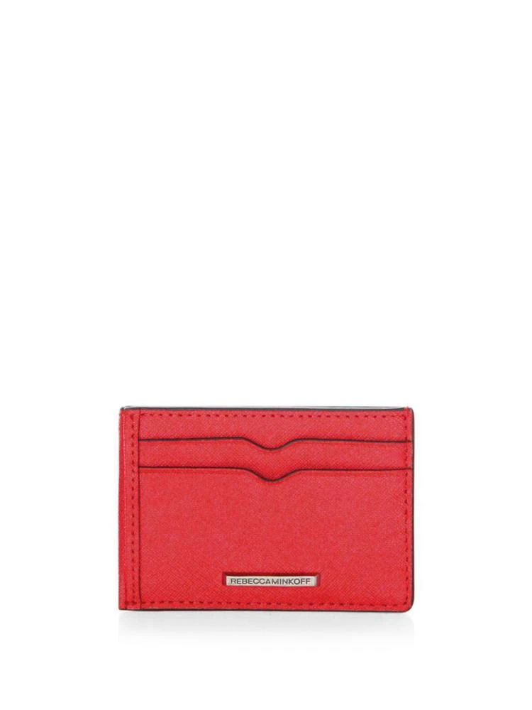 商品Rebecca Minkoff|Saffiano Leather Metro Card Case,价格¥237,第2张图片详细描述