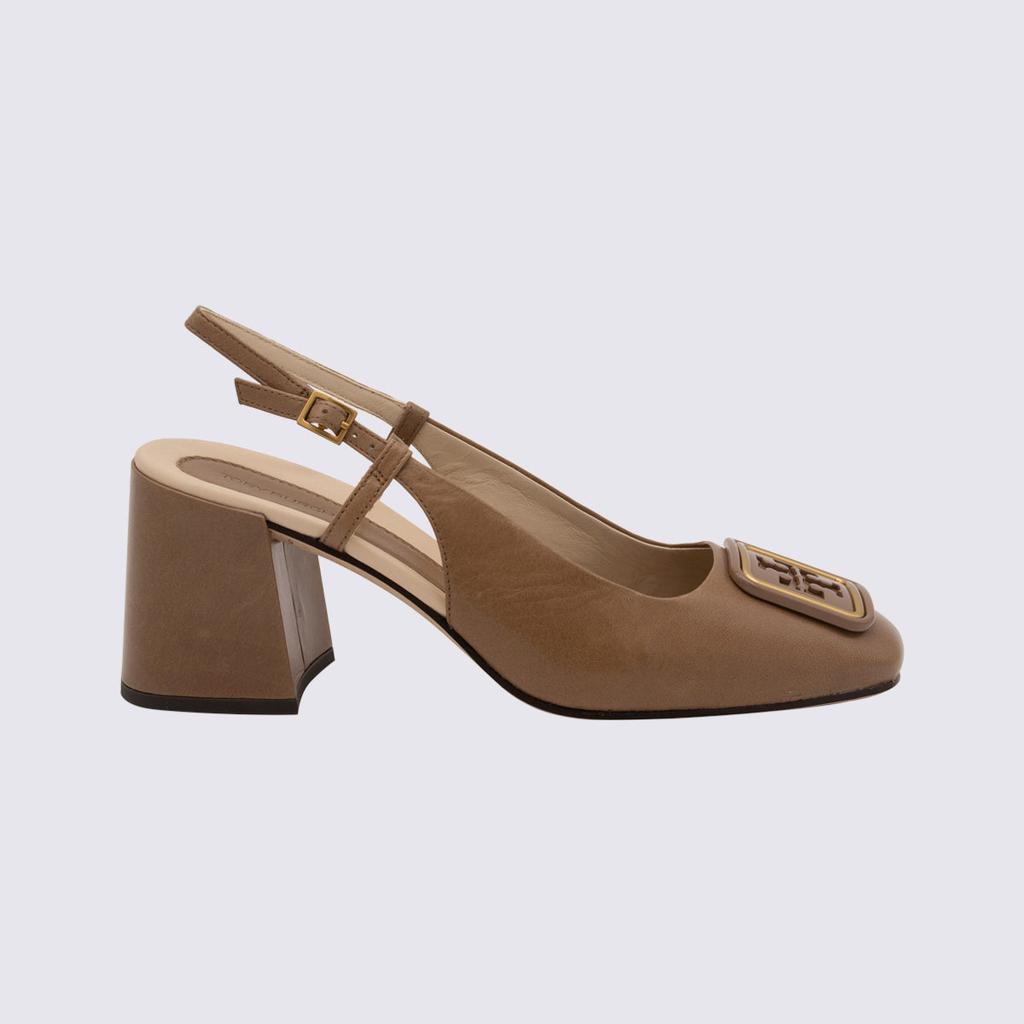 商品Tory Burch|Tory Burch With Heel Beige,价格¥2242,第7张图片详细描述