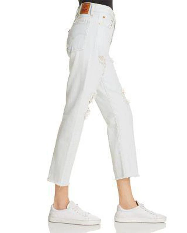 商品Levi's|女士牛仔裤 Wedgie Straight Jeans in Thin Ice - 100% Exclusive,价格¥275,第3张图片详细描述