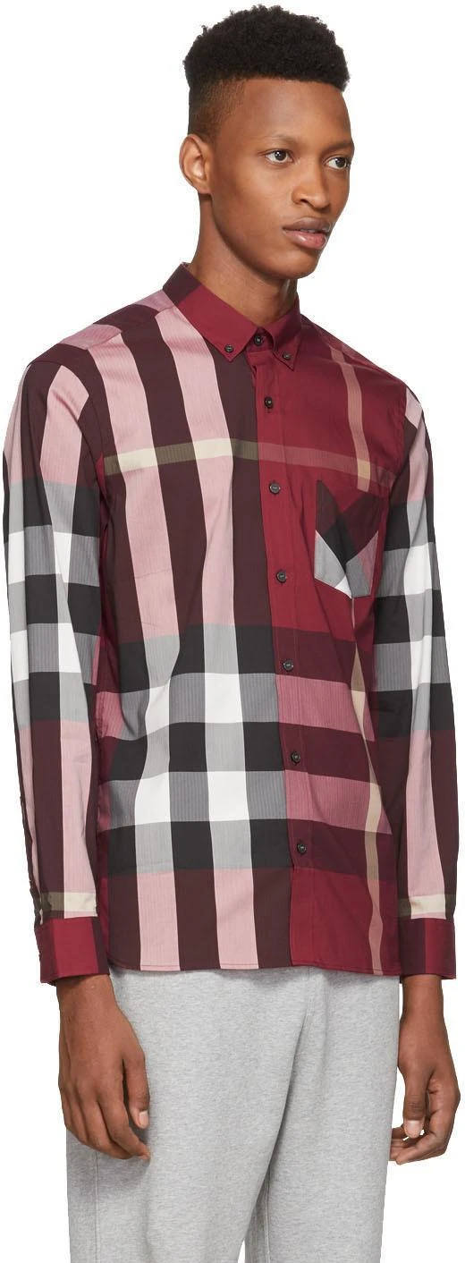 商品Burberry|Red Check Thornaby Shirt,价格¥1587,第2张图片详细描述