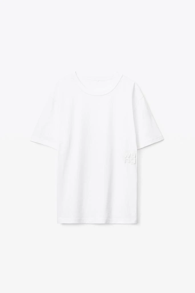 商品Alexander Wang|PUFF LOGO TEE IN COTTON JERSEY,价格¥1231,第3张图片详细描述