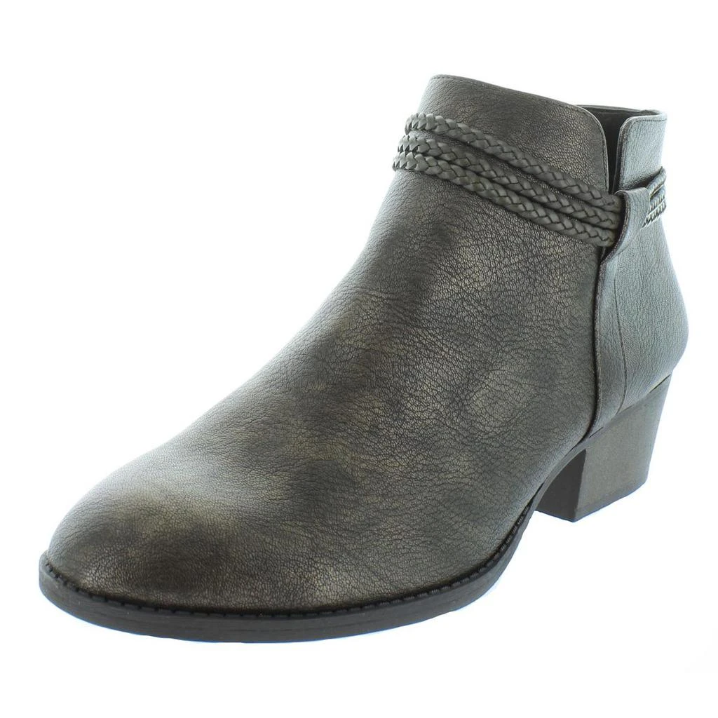 商品Style & Co|Style & Co. Womens Fellicity Faux Leather Ankle Booties,价格¥107,第2张图片详细描述