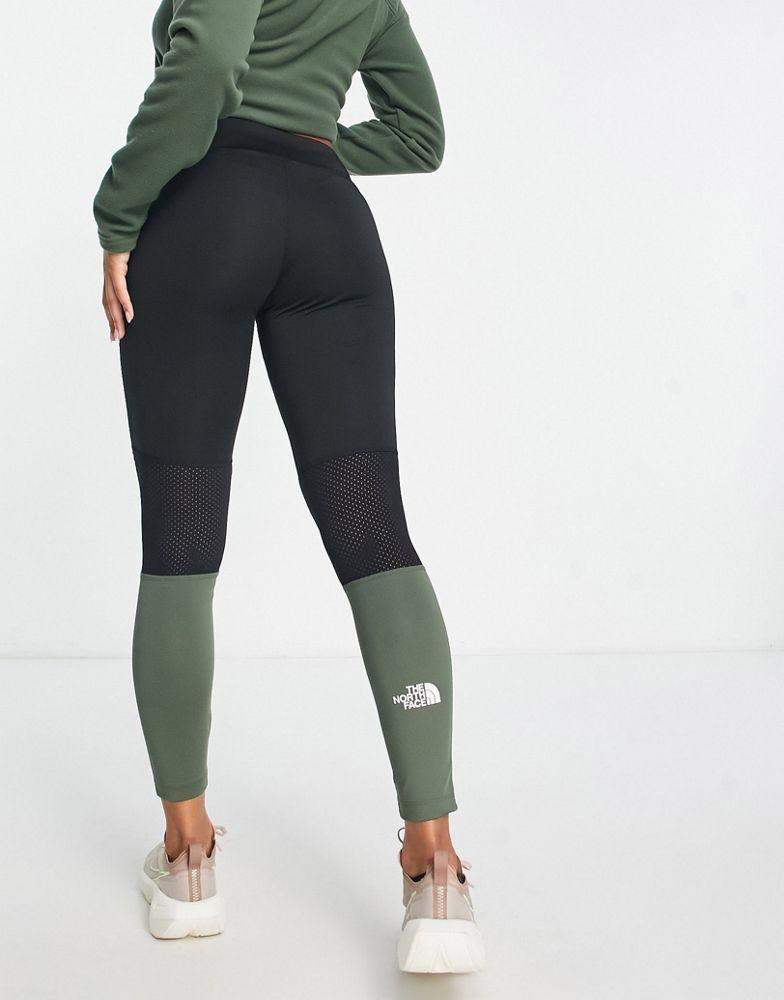 The North Face Training high waist performance leggings in khaki商品第3张图片规格展示