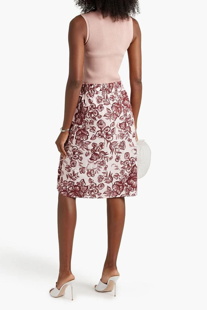 商品Officine Générale|Marlene floral-print cotton-poplin skirt,价格¥955,第3张图片详细描述