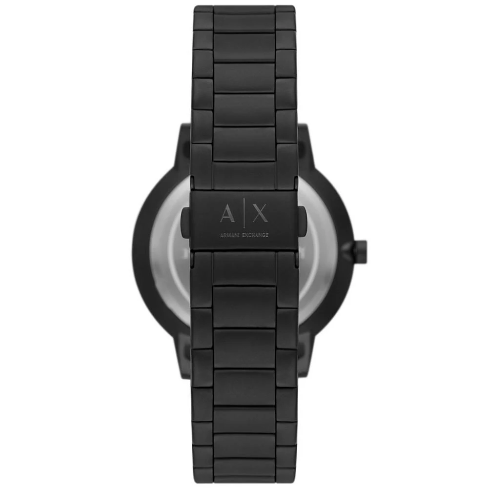 商品Armani Exchange|Men's Multifunction Black Stainless Steel Bracelet Watch,价格¥1065,第3张图片详细描述