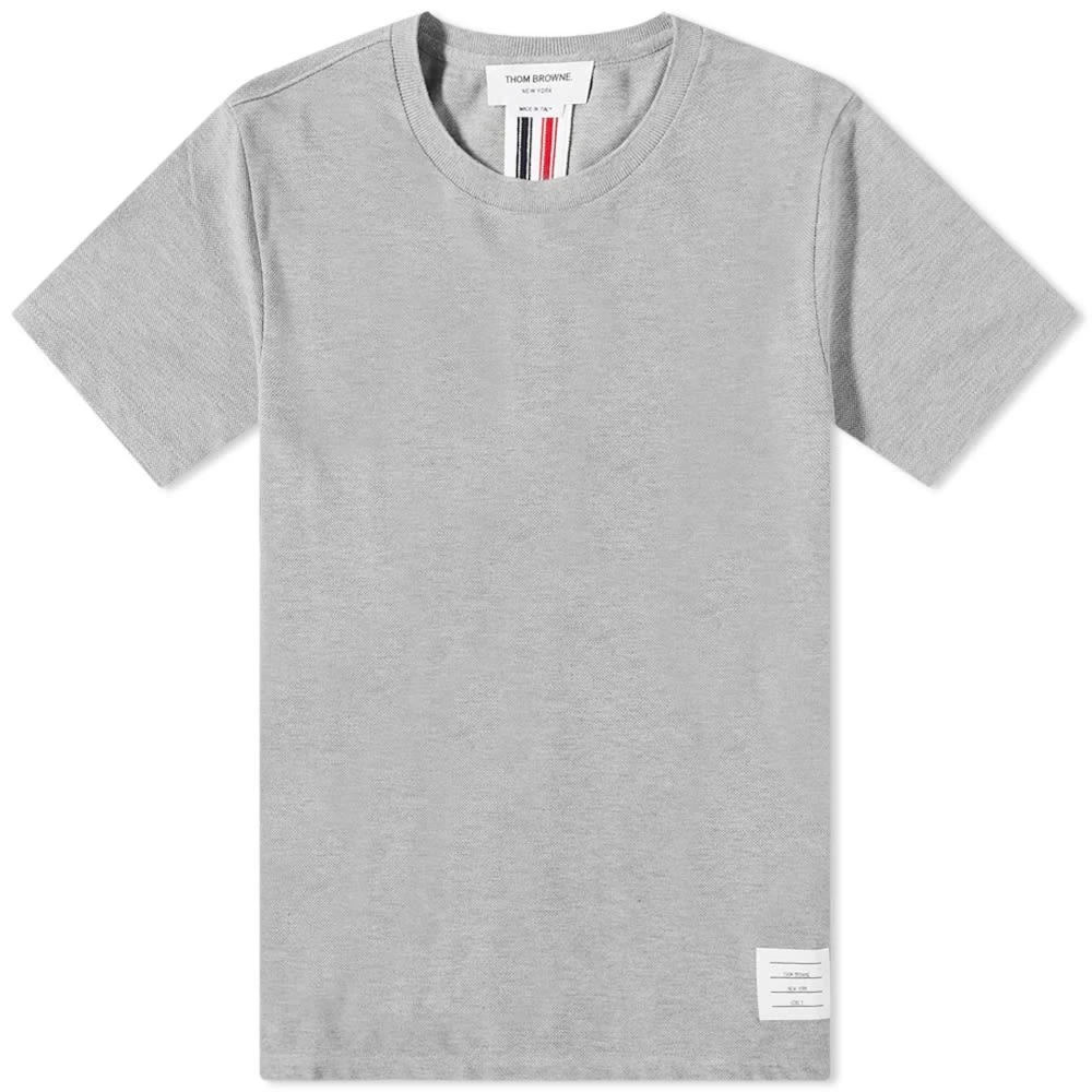 商品Thom Browne|Thom Browne Back Stripe Pique T-Shirt,价格¥1503,第1张图片