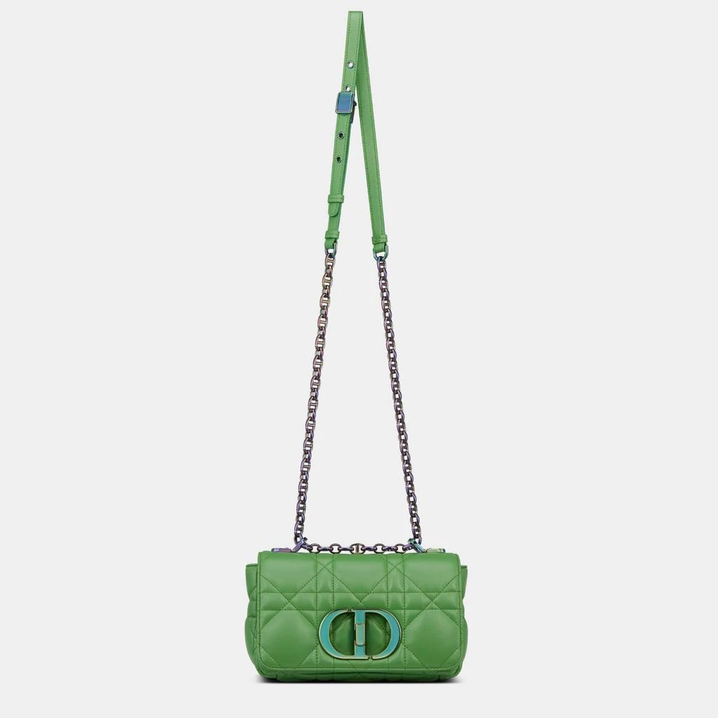 商品Dior|Christian Dior Green calfskin Small Dior Caro Bag,价格¥30430,第2张图片详细描述
