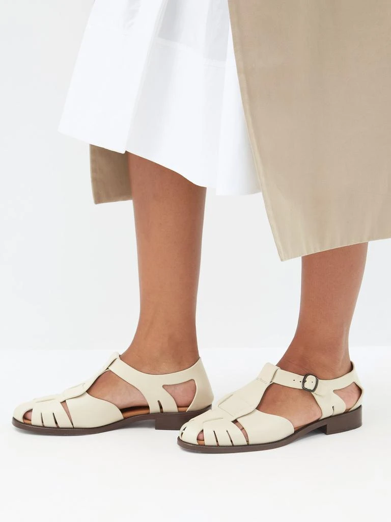 商品Hereu|Pesca cutout leather sandals,价格¥3285,第3张图片详细描述