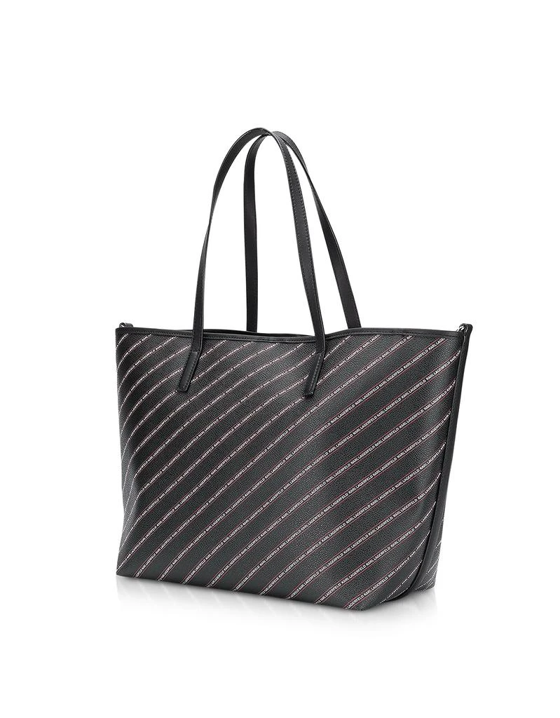 商品Karl Lagerfeld Paris|K/Stripe Ikonik 大号手提袋,价格¥1481,第4张图片详细描述
