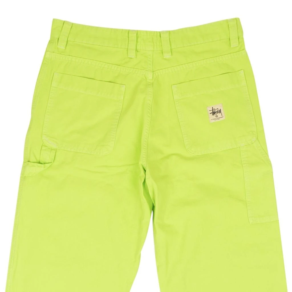 商品STUSSY|Neon Yellow Cotton Dyed Canvas Casual Work Pants,价格¥868,第4张图片详细描述