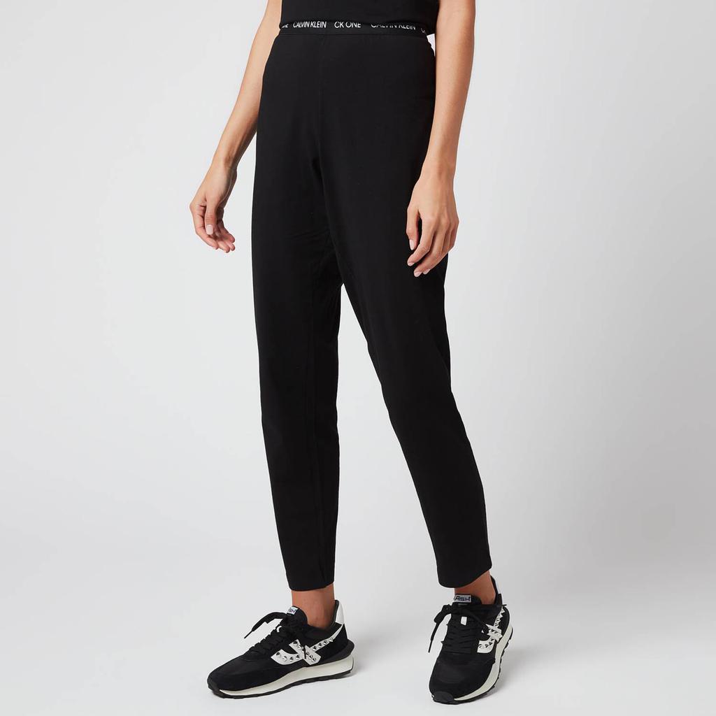 商品Calvin Klein|Calvin Klein Women's Logo Sleep Pants - Black,价格¥206,第1张图片