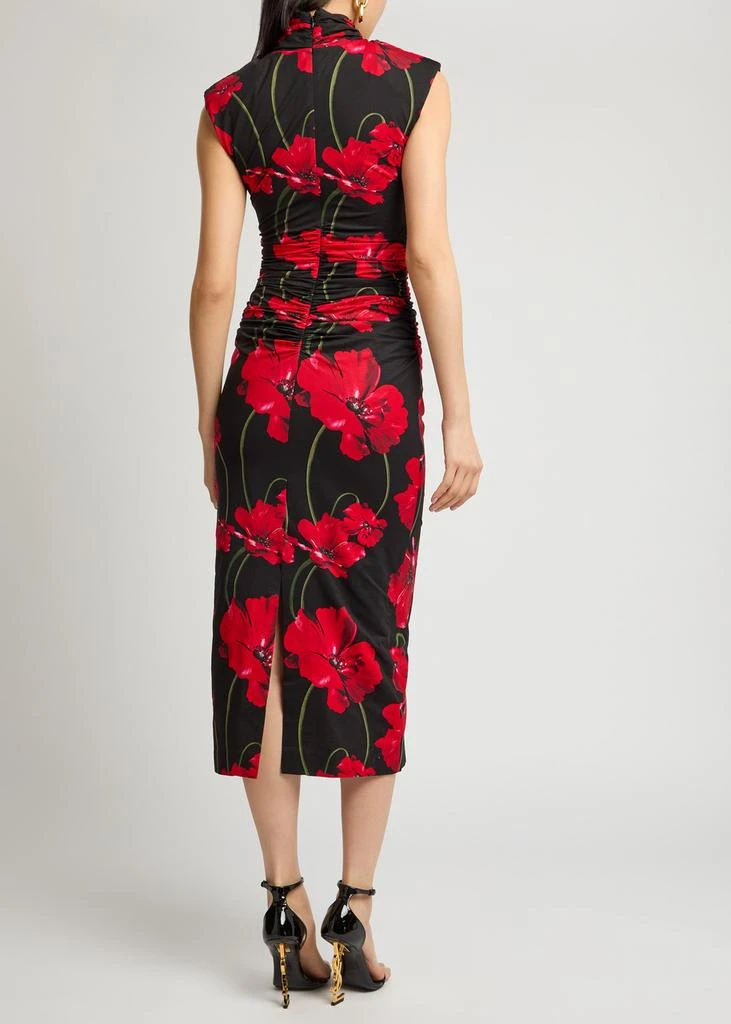 商品REBECCA VALLANCE|Floral-print jersey midi dress,价格¥3378,第3张图片详细描述