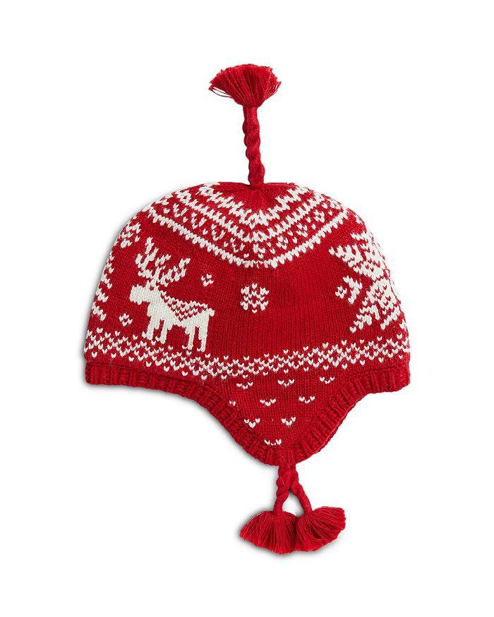 商品Ralph Lauren|Girls' Fair Isle Earflap Hat - Baby,价格¥247,第2张图片详细描述